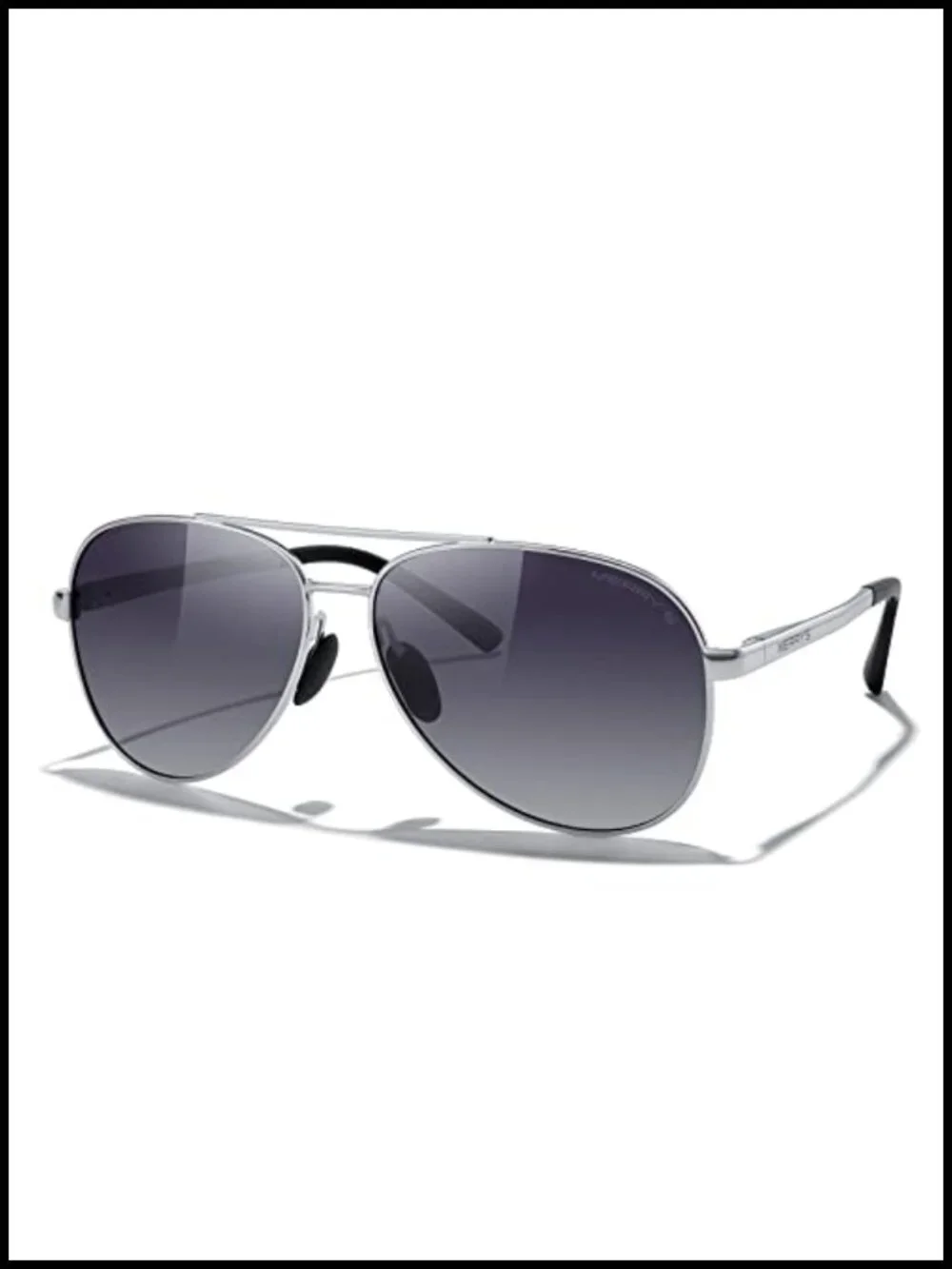 Polarized Aviator Sunglasses UV 400 Protection Metal Frame Mirrored Lens